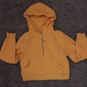 lululemon mango dream scuba half zip hoodie